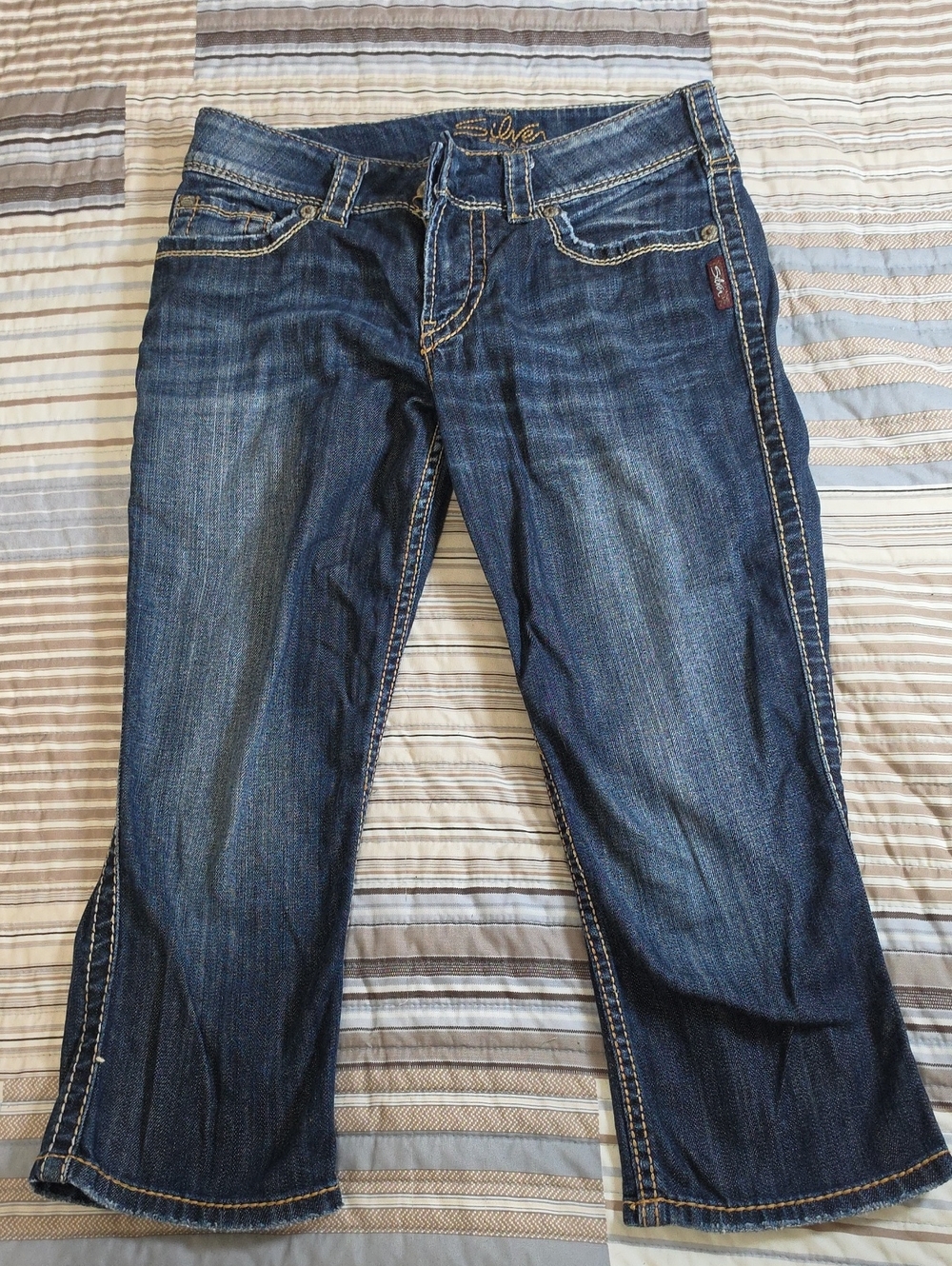 Silver Jeans Women's Dark Blue Bootcut Jeans